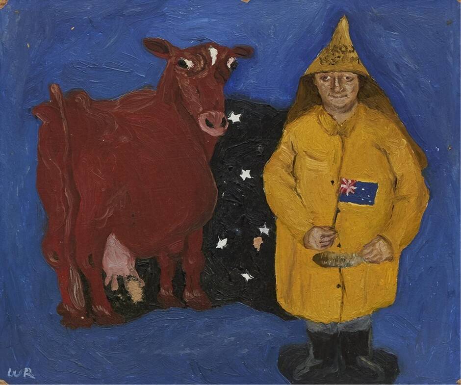 Portrait with Cow