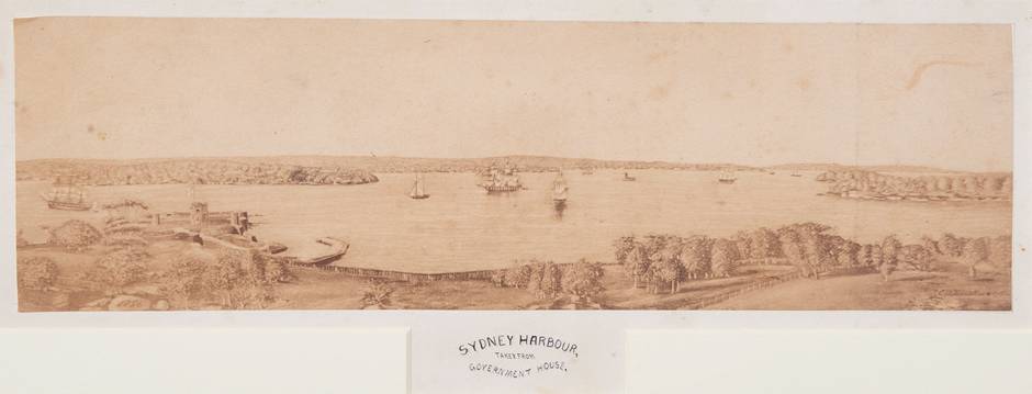 Sydney Harbour Taken From Government House, c. 1858