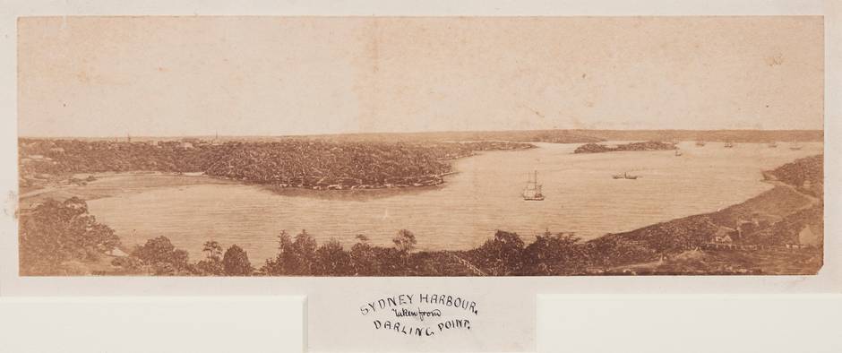 Sydney Harbour Taken From Darling Point, c. 1858