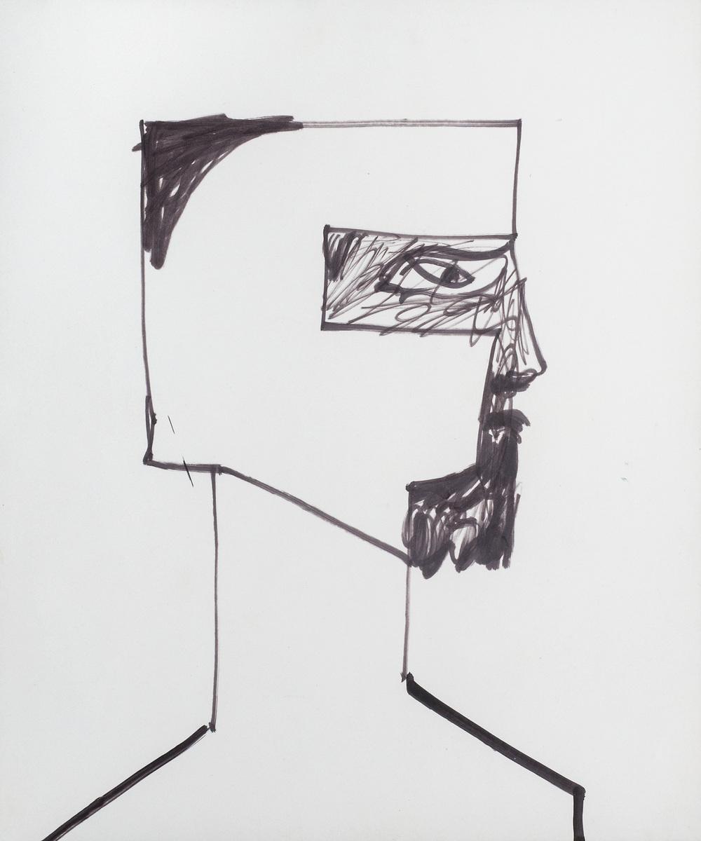 Assyrian King with Kelly Mask, c. 1958